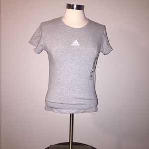 ADIDAS cotton gray t-shirt